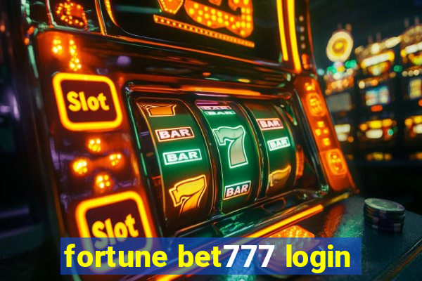 fortune bet777 login